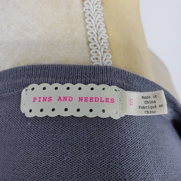 Pins And Needles Open Front Peplum Cardigan - S - Picture 7 of 7